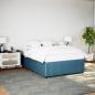 Preview: Bettgestell Blau 160x200 cm Samt