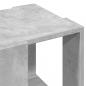 Preview: Couchtisch Betongrau 32x32x30 cm Holzwerkstoff