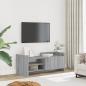 Preview: ARDEBO.de - TV-Schrank Grau Sonoma 100x35x40 cm Holzwerkstoff