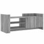 Preview: TV-Schrank Grau Sonoma 100x35x40 cm Holzwerkstoff