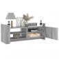 Preview: TV-Schrank Grau Sonoma 100x35x40 cm Holzwerkstoff