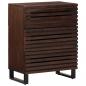 Preview: ARDEBO.de - Sideboard Braun 60x34x75 cm Massivholz Mango