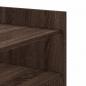 Preview: Couchtisch Braun Eichen-Optik 80x50x50 cm Holzwerkstoff