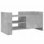 Preview: TV-Schrank Betongrau 80x35x40 cm Holzwerkstoff