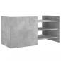 Preview: TV-Schrank Betongrau 80x35x40 cm Holzwerkstoff