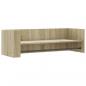 Preview: Wandregal Sonoma-Eiche 100x35x30,5 cm Holzwerkstoff