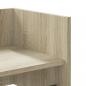 Preview: Wandregal Sonoma-Eiche 100x35x30,5 cm Holzwerkstoff