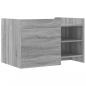 Preview: Couchtisch Grau Sonoma 80x50x50 cm Holzwerkstoff