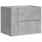 Preview: Wand-Nachttische 2 Stk. Betongrau 45x30x35 cm