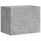 Preview: Wand-Nachttische 2 Stk. Betongrau 45x30x35 cm