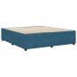 Preview: Bettgestell Blau 200x200 cm Samt