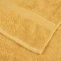 Preview: Premium-Badetücher SOLUND 4 Stk. Gold 100x150 cm 600 g/m²