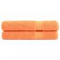 Preview: ARDEBO.de - Premium-Saunatücher SOLUND 2 Stk. Orange 80x200 cm 600 g/m²