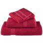 Preview: 6 tlg. Premium-Handtuch-Set SOLUND Rot 600 g/m²