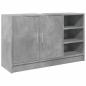 Preview: Waschbeckenunterschrank Betongrau 90x29x55 cm Holzwerkstoff