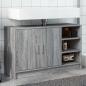 Preview: ARDEBO.de - Waschbeckenunterschrank Grau Sonoma 90x29x55 cm Holzwerkstoff