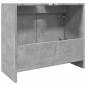 Preview: Waschbeckenunterschrank Betongrau 63x29x55 cm Holzwerkstoff