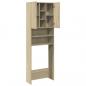 Preview: Waschmaschinenschrank Sonoma-Eiche 64x25,5x190 cm