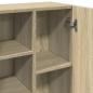 Preview: Waschmaschinenschrank Sonoma-Eiche 64x25,5x190 cm