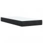 Preview: Boxspringbett mit Matratze Schwarz 90x190 cm Samt