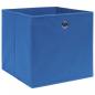 Preview: Aufbewahrungsboxen 4 Stk. Blau 32x32x32 cm Stoff