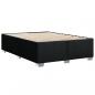 Preview: Boxspringbett mit Matratze Schwarz 140x200 cm Stoff