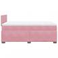 Preview: Boxspringbett mit Matratze Rosa 120x200 cm Samt