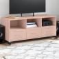 Preview: ARDEBO.de - TV-Schrank Rosa 100,5x39x43,5 cm Stahl