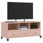 Preview: TV-Schrank Rosa 100,5x39x43,5 cm Stahl