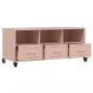 Preview: TV-Schrank Rosa 100,5x39x43,5 cm Stahl