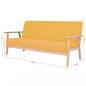 Preview: 3-Sitzer Sofa Stoff Gelb