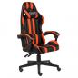 Preview: ARDEBO.de - Gaming-Stuhl Schwarz und Orange Kunstleder