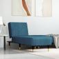 Preview: ARDEBO.de - Chaiselongue Blau Samt