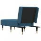 Preview: Chaiselongue Blau Samt