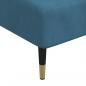 Preview: Chaiselongue Blau Samt