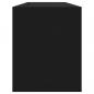 Preview: TV-Schrank Schwarz 130x35x50 cm Holzwerkstoff