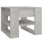 Preview: Couchtisch Betongrau 55,5x55x45 cm Holzwerkstoff