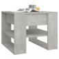 Preview: Couchtisch Betongrau 55,5x55x45 cm Holzwerkstoff