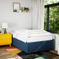 Preview: Bettgestell Blau 120x190 cm Stoff