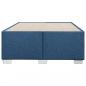 Preview: Bettgestell Blau 120x190 cm Stoff