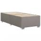 Preview: Bettgestell ohne Matratze Taupe 100x200 cm Stoff