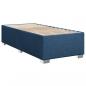 Preview: Bettgestell Blau 90x200 cm Stoff