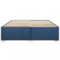 Preview: Bettgestell ohne Matratze Blau 200x200 cm Stoff