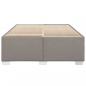 Preview: Bettgestell ohne Matratze Taupe 160x200 cm Stoff