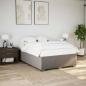 Preview: Bettgestell ohne Matratze Taupe 140x200 cm Stoff