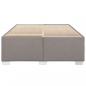 Preview: Bettgestell ohne Matratze Taupe 140x200 cm Stoff