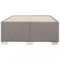 Preview: Bettgestell ohne Matratze Taupe 120x200 cm Stoff