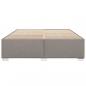 Preview: Bettgestell ohne Matratze Taupe 180x200 cm Stoff