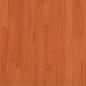 Preview: Massivholzbett und Bank mit Dach Orange 75x190 cm Kiefernholz