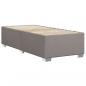 Preview: Boxspringbett mit Matratze Taupe 100x200 cm Stoff